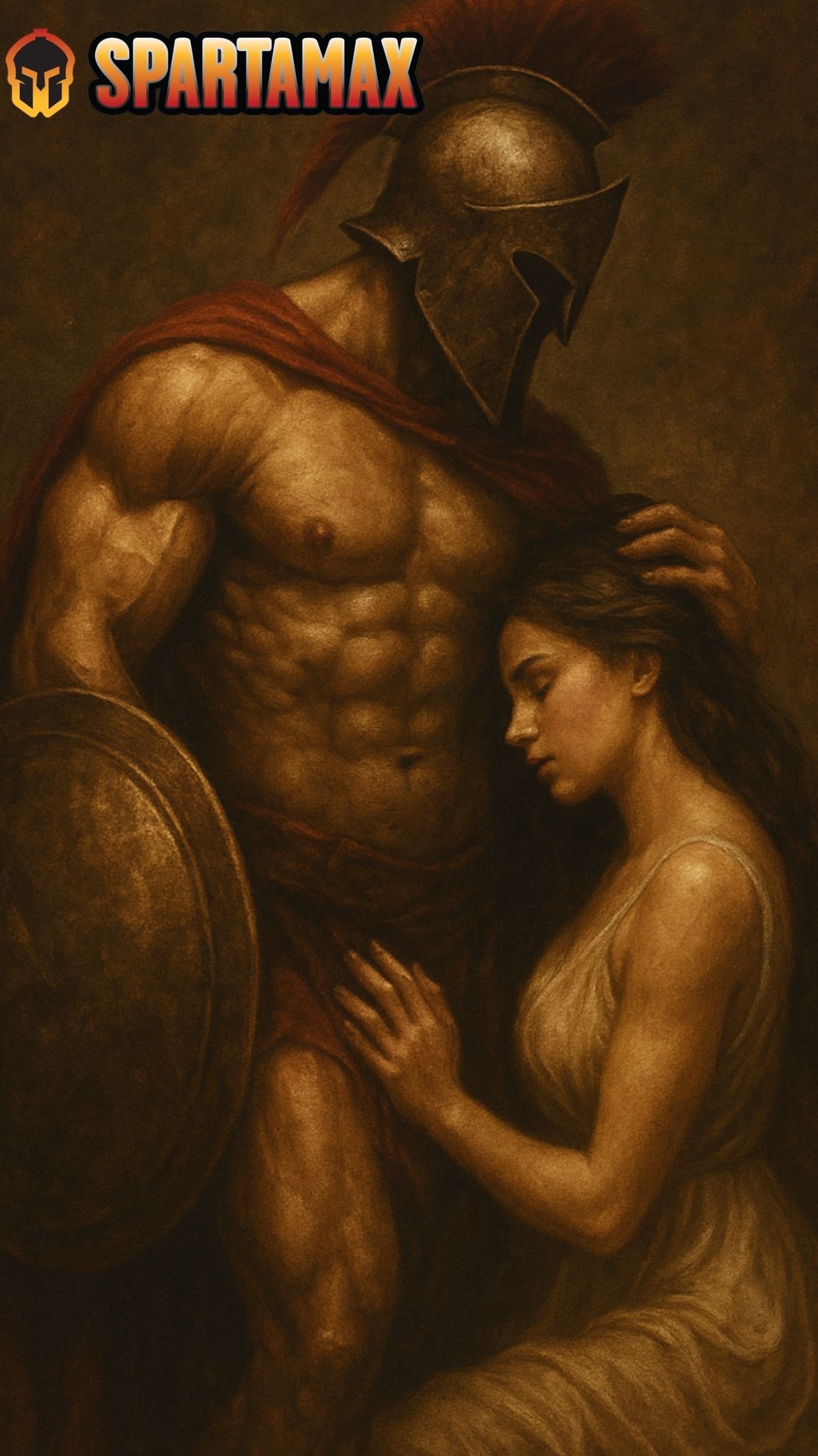 Spartan-themed lifestyle artwork